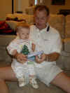 Opening my first gift with Daddy.JPG (91317 bytes)