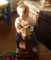 first time on a rocking horse.JPG (80604 bytes)